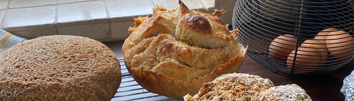 Bread that Setphen made with his family